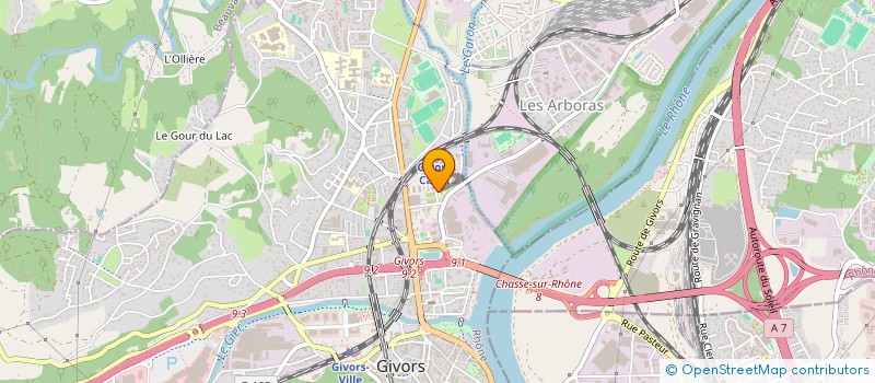 localisation de l'entreprise CDS GIVORS SANTE  GIVORS