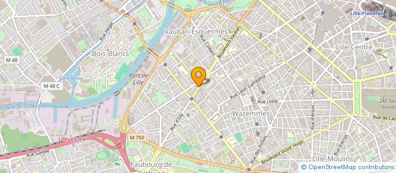 localisation de l'entreprise CDS IMMO à LILLE