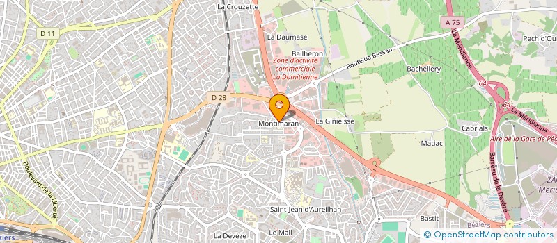 localisation de l'entreprise CDS INVEST-INNOV à BEZIERS