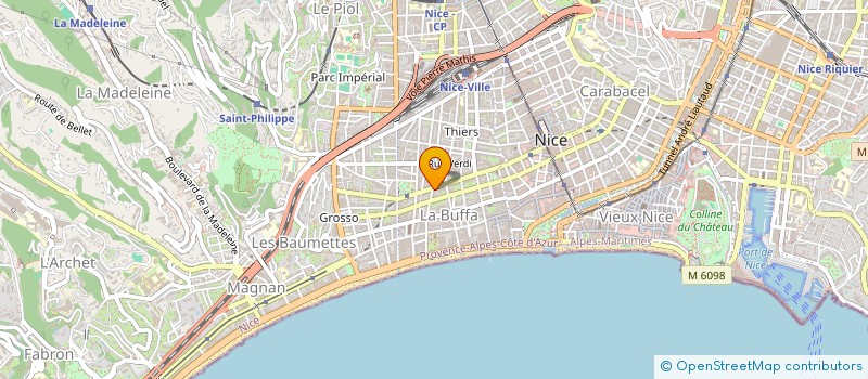 localisation de l'entreprise CDS PATRIMOINE à NICE