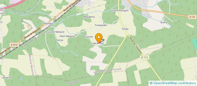 localisation de l'entreprise CDS TP  MUGRON