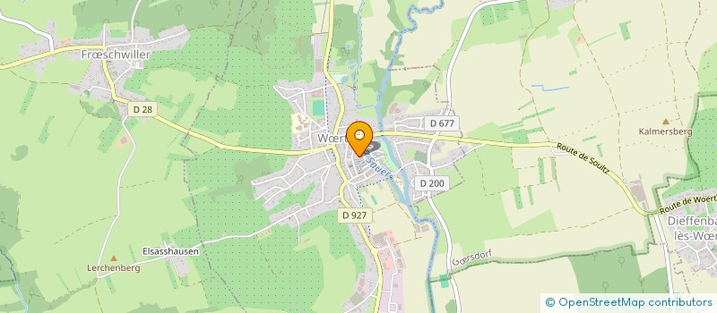 localisation de l'entreprise CDS WOERTH  WRTH