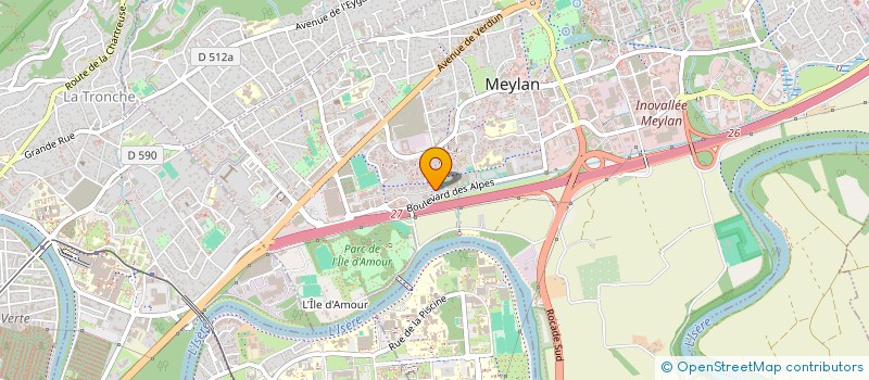 localisation de l'entreprise CDSA RHONE ALPES à MEYLAN