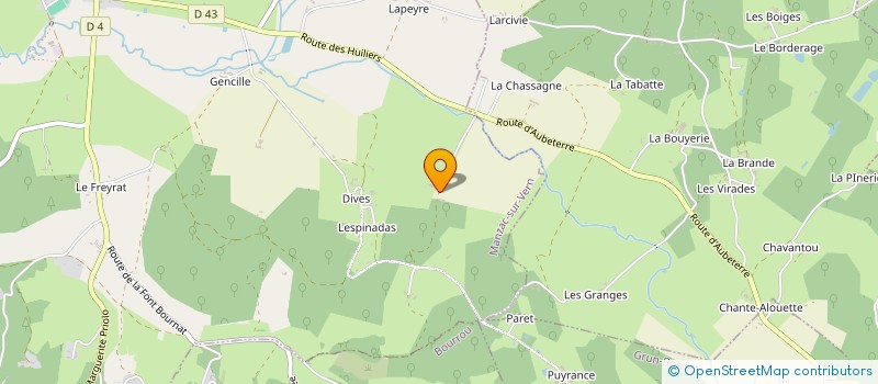 localisation de l'entreprise CDSAJ  SAINT-AQUILIN