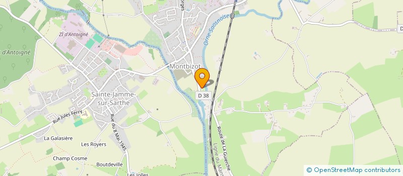 localisation de l'entreprise CDSC  MONTBIZOT