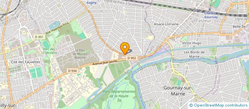 localisation de l'entreprise CDSD à GAGNY