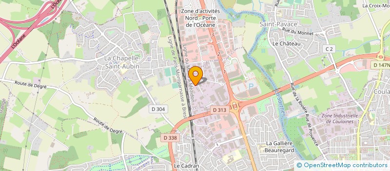 localisation de l'entreprise CDSI SERVICES  LE MANS