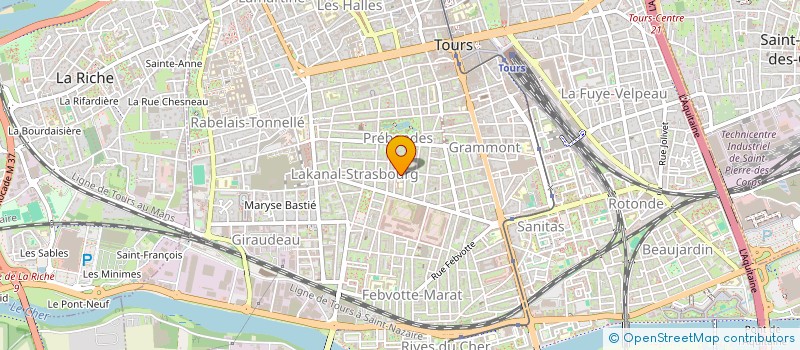 localisation de l'entreprise CDSL AVOCATS  TOURS