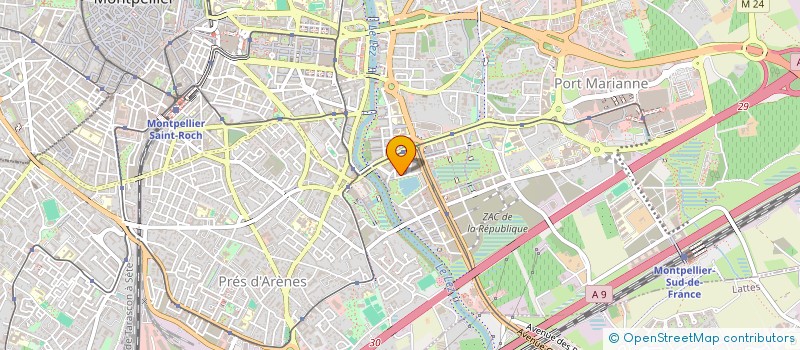 localisation de l'entreprise CDSO IMMO à MONTPELLIER