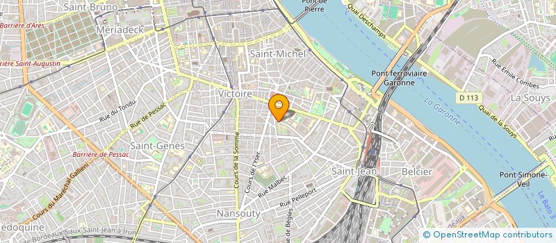 localisation de l'entreprise CDSP  BORDEAUX