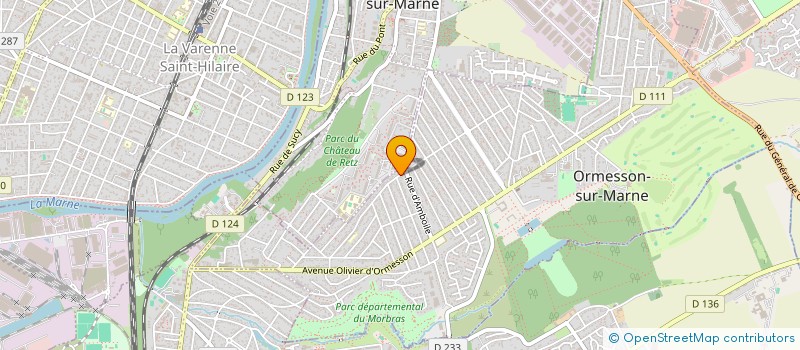 localisation de l'entreprise CDSV  ORMESSON-SUR-MARNE