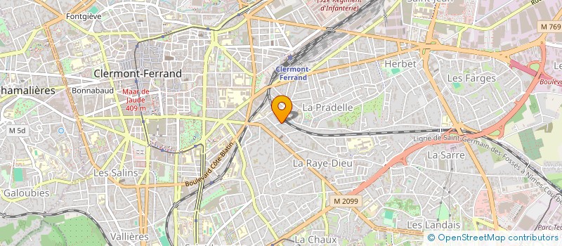 localisation de l'entreprise CDSZ  CLERMONT-FERRAND