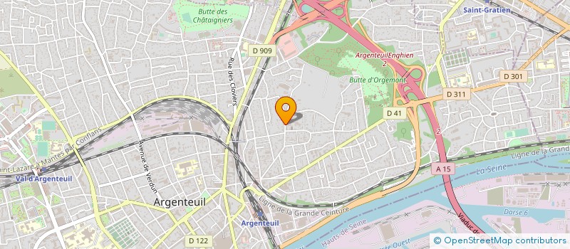 localisation de l'entreprise CDT  ARGENTEUIL