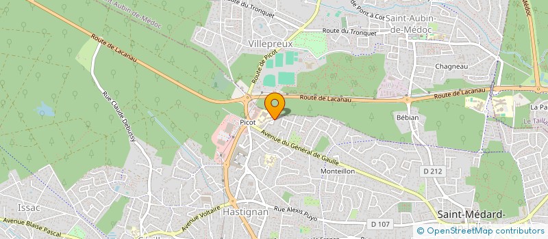 localisation de l'entreprise CDT CHARCOT  SAINT-MEDARD-EN-JALLES