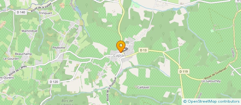 localisation de l'entreprise CDTE  CAPIAN