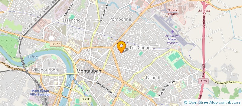 localisation de l'entreprise CDTH82  MONTAUBAN