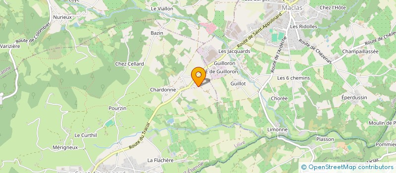 localisation de l'entreprise CDTI  ANDREZIEUX-BOUTHEON