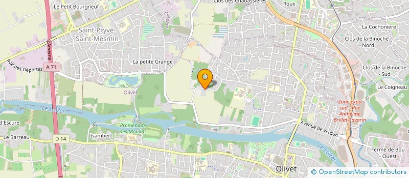 localisation de l'entreprise CDTS à ORLEANS