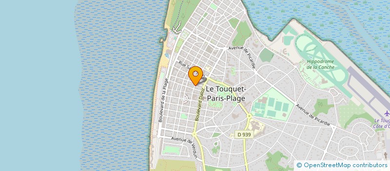 localisation de l'entreprise CDU DE LA COTE D'OPALE à LE TOUQUET-PARIS-PLAGE