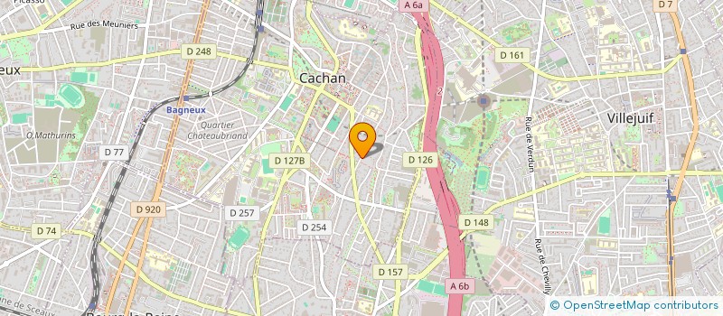 localisation de l'entreprise CDU EXPERTISE ET CONSEILS à CACHAN