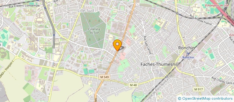 localisation de l'entreprise CDUTONER à LILLE