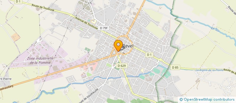 localisation de l'entreprise CDV à REVEL