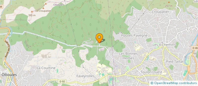 localisation de l'entreprise CDV à OLLIOULES