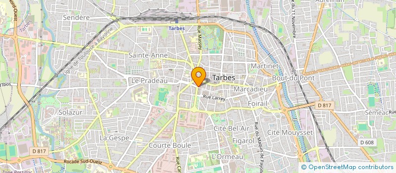 localisation de l'entreprise CDV à TARBES