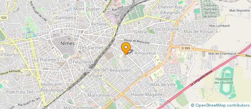 localisation de l'entreprise CDV CENTRE DIOCESAIN VOCATIONS à NIMES