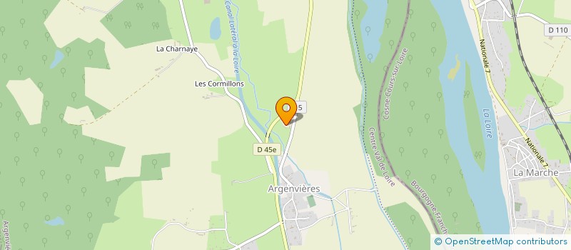 localisation de l'entreprise CDV CENTRE DISTRIBUTION VRAC  ARGENVIERES