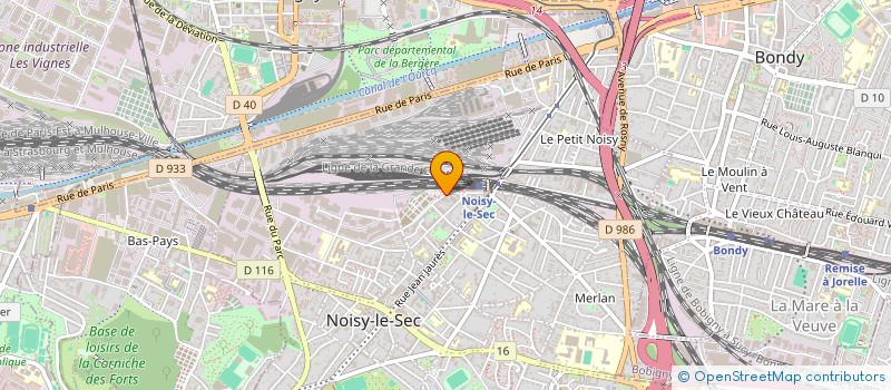 localisation de l'entreprise CDV HOLDING à NOISY-LE-SEC