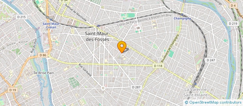 localisation de l'entreprise CDV HOLDING à SAINT-MAUR-DES-FOSSES