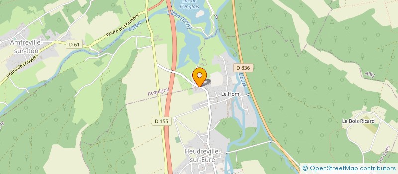 localisation de l'entreprise CDV HOLDING  HEUDEBOUVILLE