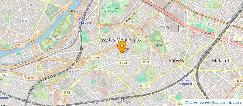 localisation de l'entreprise CDV INVESTIGATIONS & CONSEIL à ISSY-LES-MOULINEAUX