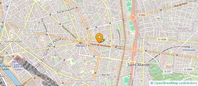 localisation de l'entreprise CDV MARKET  PARIS