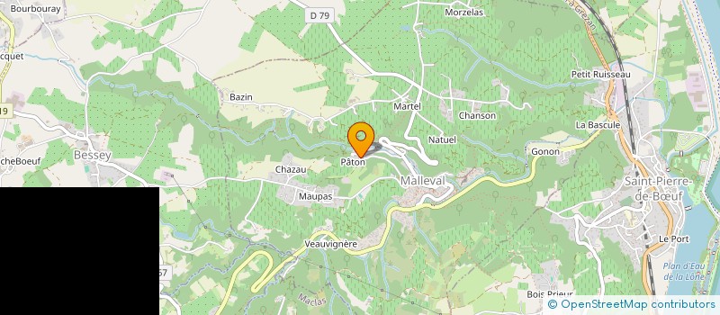 localisation de l'entreprise CDV2  MALLEVAL