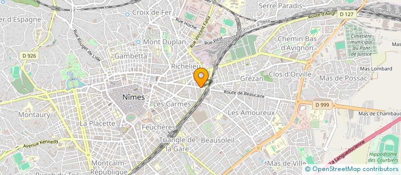 localisation de l'entreprise CDVAQ VALORISATION, ANIMATIONS, DEFENSE DU QUARTIER ET COMMUNICATION  NIMES