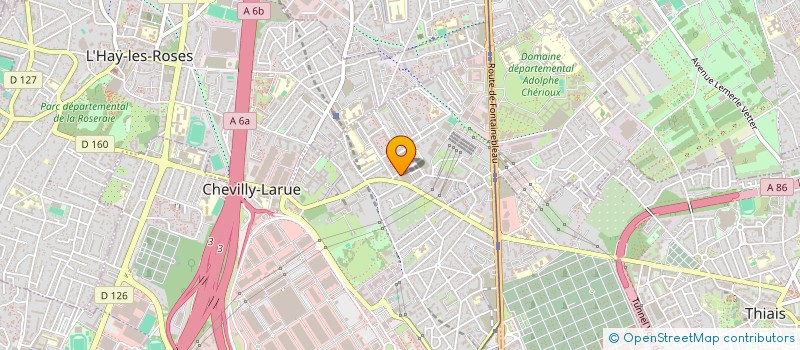 localisation de l'entreprise CDVS  CHEVILLY-LARUE