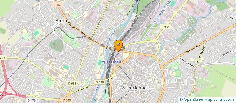 localisation de l'entreprise CDW à VALENCIENNES