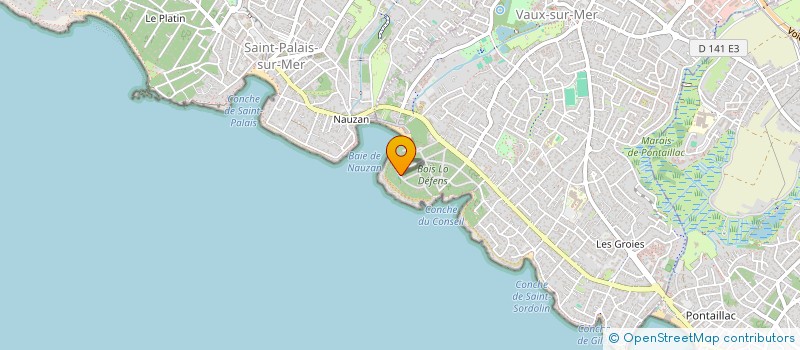 localisation de l'entreprise CDX  VAUX-SUR-MER