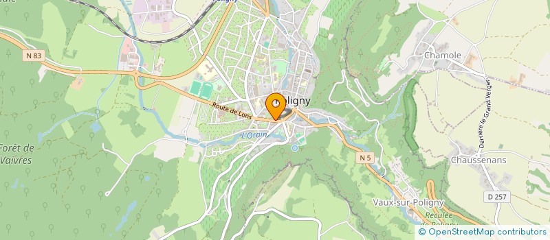 localisation de l'entreprise CDX  POLIGNY