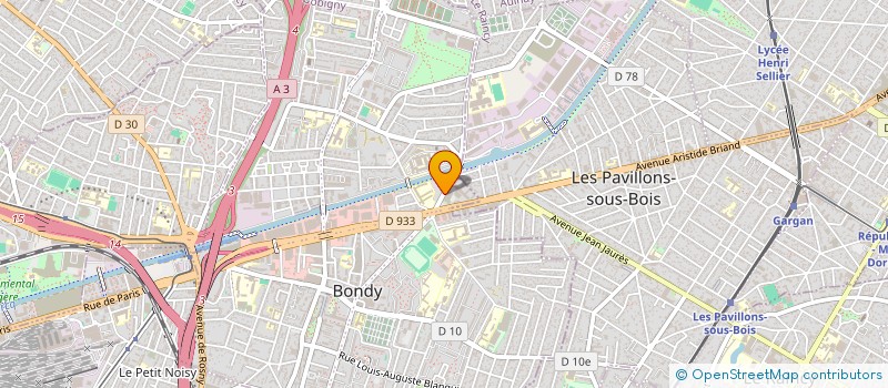 localisation de l'entreprise CDY à BONDY