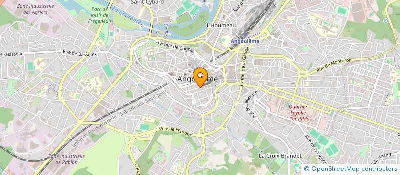localisation de l'entreprise CDZ SYSTEMES à ANGOULEME