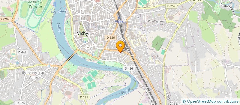 localisation de l'entreprise CE 3 *MANPOWER FRANCE à VICHY