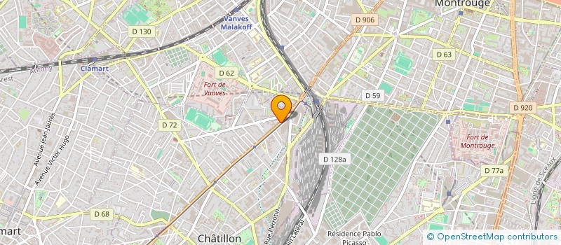 localisation de l'entreprise CE ACCENTURE TECHNOLOGY SOLUTIONS à CHATILLON