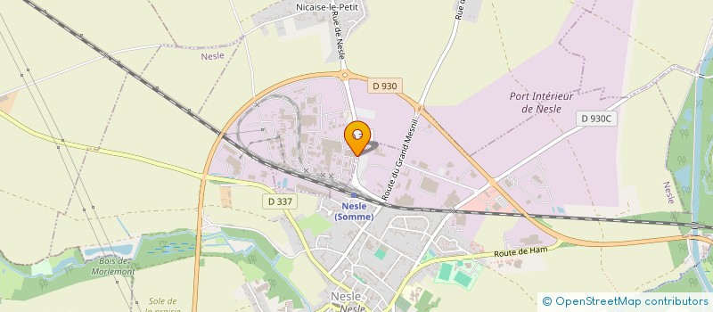 localisation de l'entreprise CE AJINOMOTO FOODS EUROPE  MESNIL-SAINT-NICAISE