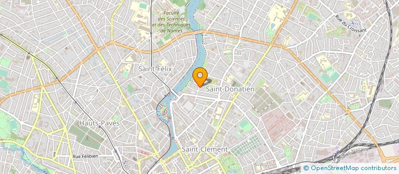 localisation de l'entreprise CE ASSOC ADULTES ET JEUNES HANDICAPES à NANTES