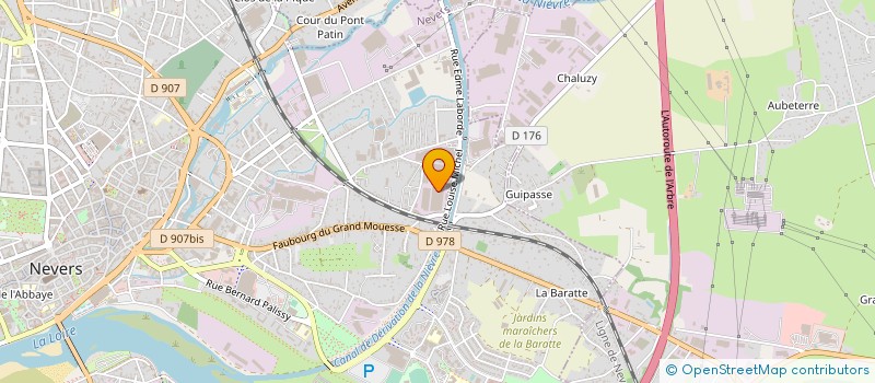 localisation de l'entreprise CE ATB SELNI à NEVERS