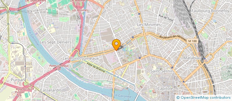 localisation de l'entreprise CE AXA PART PRO SUD OUEST à TOULOUSE