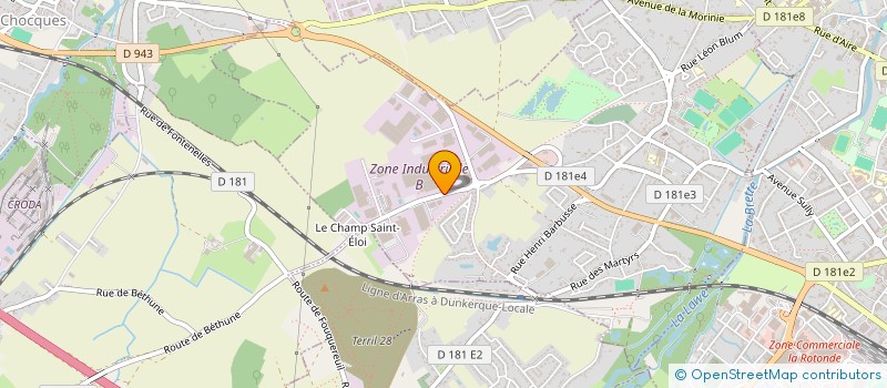 localisation de l'entreprise CE BOSAL DISTRIBUTION à ANNEZIN